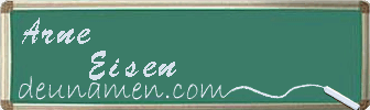 Arne Eisen Visitenkarte